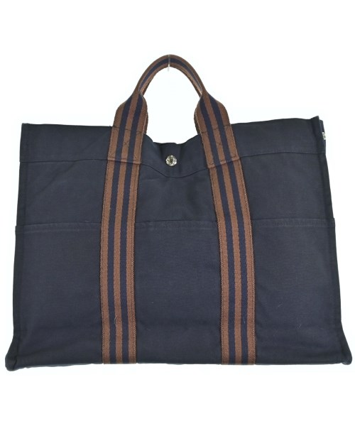 HERMES（エルメス）トートバッグ 紺 サイズ:MM レディース/2200700098408