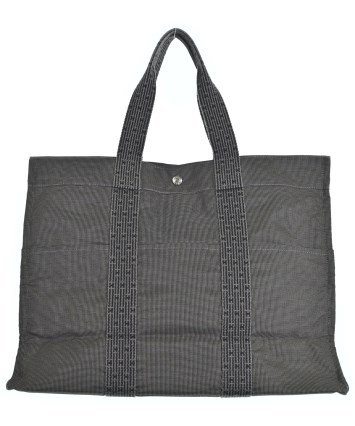 HERMES トートバッグ 美品 HERMES（エルメス）トートバッグ グレー サイズ:GM レディース