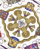 HERMES（エルメス）バンダナ・スカーフ 青 サイズ:90 レディース/2200700099658