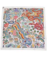 HERMES（エルメス）バンダナ・スカーフ 白 サイズ:90 レディース/2200700297108
