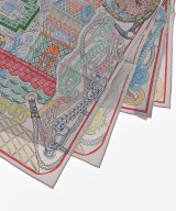 HERMES（エルメス）バンダナ・スカーフ グレー サイズ:90 レディース/2200700297115