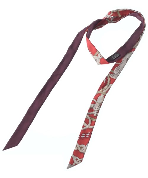 HERMES（エルメス）バンダナ・スカーフ 赤 サイズ:- レディース/2200701164034