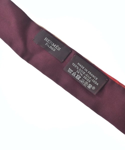 HERMES（エルメス）バンダナ・スカーフ 赤 サイズ:- レディース/2200701164034