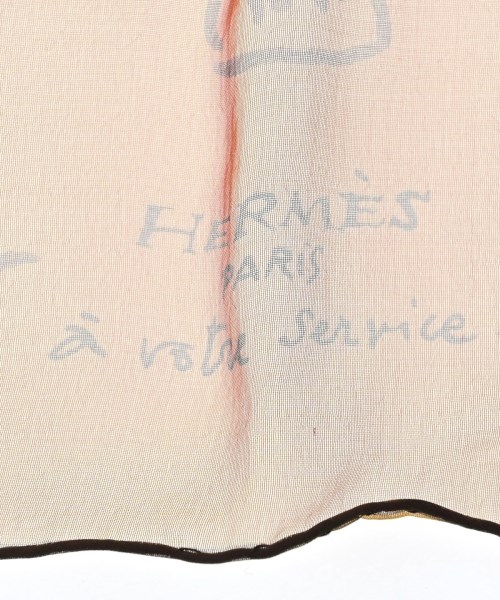 HERMES（エルメス）バンダナ・スカーフ 黄 サイズ:45 レディース/2200699322515