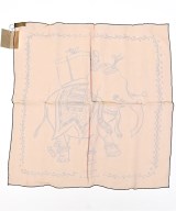 HERMES（エルメス）バンダナ・スカーフ 黄 サイズ:45 レディース/2200699322515