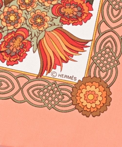 HERMES（エルメス）バンダナ・スカーフ ピンク サイズ:45 レディース/2200699322522