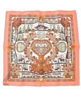 HERMES（エルメス）バンダナ・スカーフ ピンク サイズ:45 レディース/2200699322522