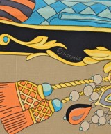 HERMES（エルメス）バンダナ・スカーフ カーキ サイズ:90 レディース/2200701844110