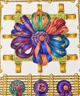 HERMES（エルメス）バンダナ・スカーフ 紺 サイズ:90 レディース/2200702125072