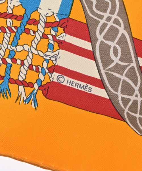 HERMES（エルメス）バンダナ・スカーフ オレンジ サイズ:90 レディース/2200702127182