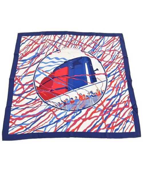 HERMES(エルメス)バンダナ・スカーフ 青 サイズ:90/2200654551011