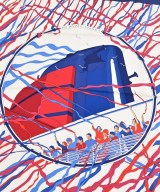 HERMES（エルメス）バンダナ・スカーフ 青 サイズ:90 レディース/2200654551011