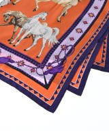 HERMES（エルメス）バンダナ・スカーフ オレンジ サイズ:90 レディース/2200654551059