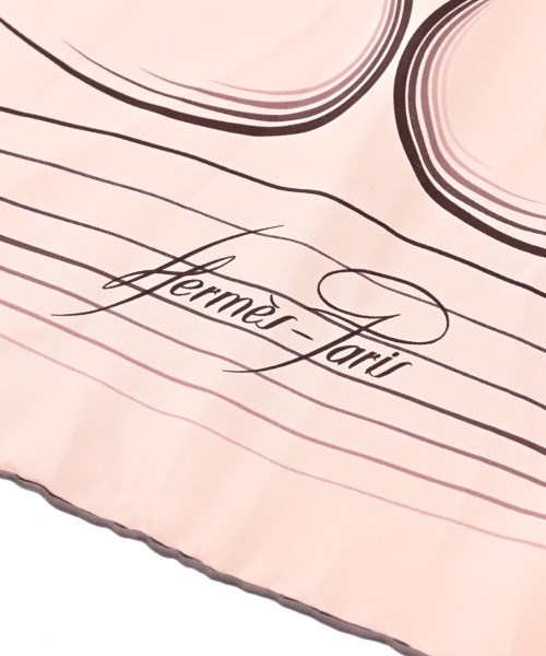 HERMES（エルメス）バンダナ・スカーフ ピンク サイズ:90 レディース/2200654551066