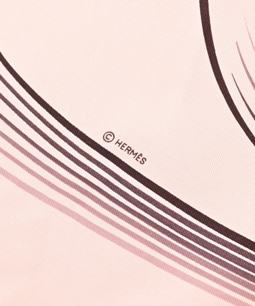 HERMES（エルメス）バンダナ・スカーフ ピンク サイズ:90 レディース/2200654551066