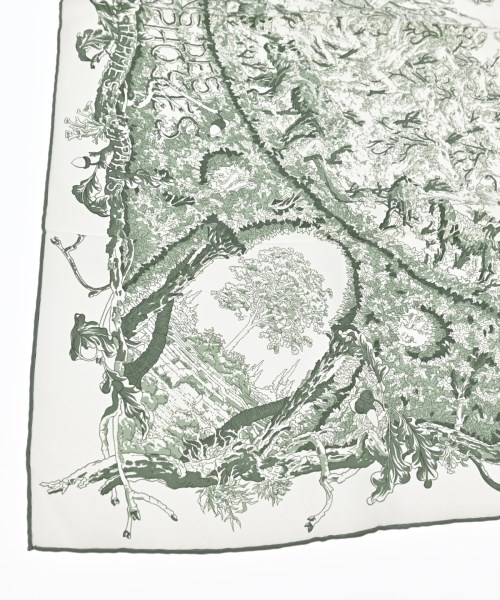 HERMES（エルメス）バンダナ・スカーフ 白 サイズ:- レディース/2200654551073