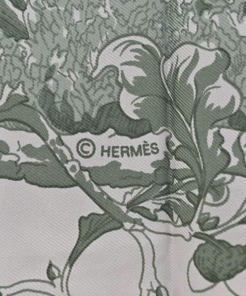 HERMES（エルメス）バンダナ・スカーフ 白 サイズ:- レディース/2200654551073