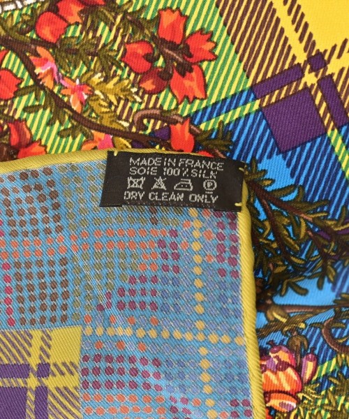 HERMES（エルメス）バンダナ・スカーフ 青 サイズ:90 レディース/2200654551080