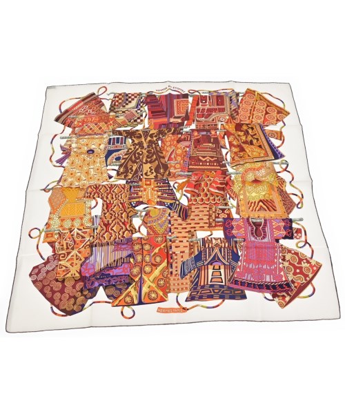 HERMES(エルメス)バンダナ・スカーフ 白 サイズ:90/2200654551097