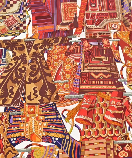 HERMES（エルメス）バンダナ・スカーフ 白 サイズ:90 レディース/2200654551097