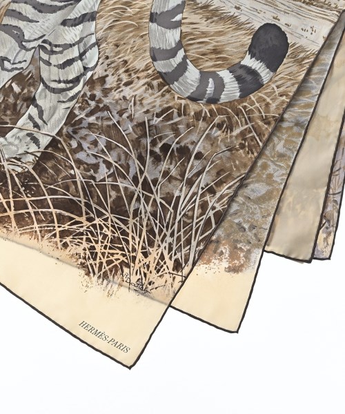 HERMES（エルメス）バンダナ・スカーフ ベージュ サイズ:- レディース/2200654551103