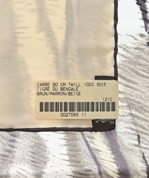 HERMES（エルメス）バンダナ・スカーフ ベージュ サイズ:- レディース/2200654551103