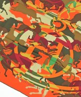 HERMES（エルメス）バンダナ・スカーフ オレンジ サイズ:90 レディース/2200654551110
