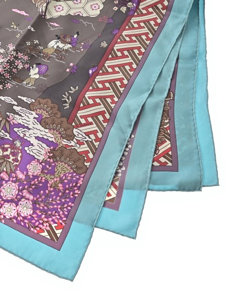 HERMES（エルメス）バンダナ・スカーフ 茶 サイズ:90 レディース/2200654551141