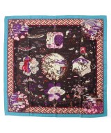 HERMES（エルメス）バンダナ・スカーフ 茶 サイズ:90 レディース/2200654551141