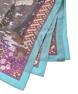 HERMES（エルメス）バンダナ・スカーフ 茶 サイズ:90 レディース/2200654551141