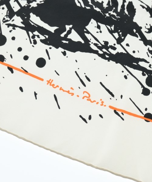 HERMES（エルメス）バンダナ・スカーフ 白 サイズ:90 レディース/2200654551172
