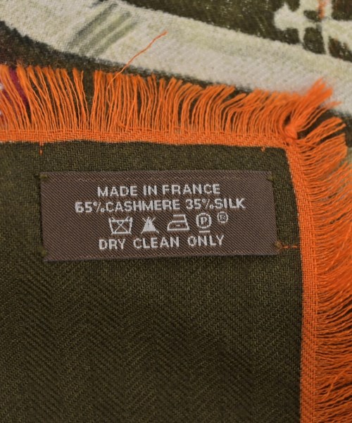 HERMES（エルメス）バンダナ・スカーフ カーキ サイズ:90 レディース/2200654551219