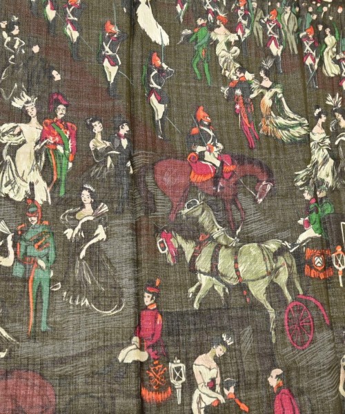 HERMES（エルメス）バンダナ・スカーフ カーキ サイズ:90 レディース/2200654551219