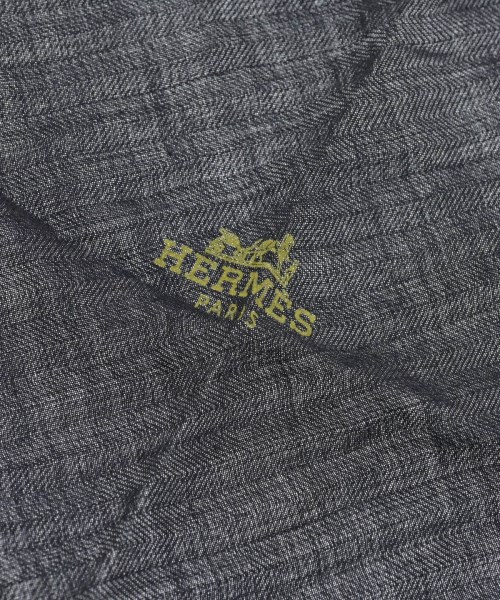HERMES（エルメス）バンダナ・スカーフ 黒 サイズ:- レディース/2200654551271