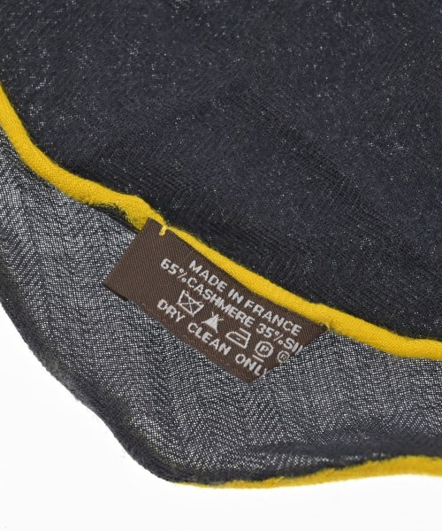 HERMES（エルメス）バンダナ・スカーフ 黒 サイズ:- レディース/2200654551271