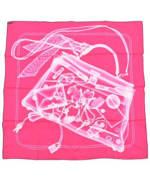 HERMES(エルメス)バンダナ・スカーフ ピンク サイズ:70/2200654762011