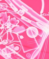 HERMES（エルメス）バンダナ・スカーフ ピンク サイズ:70 レディース/2200654762011