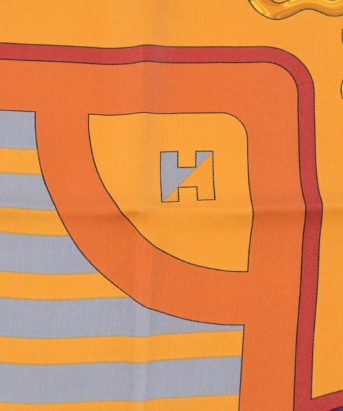 HERMES（エルメス）バンダナ・スカーフ 紫 サイズ:70 レディース/2200654762028