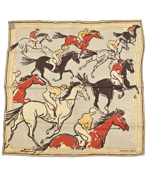 HERMES(エルメス)バンダナ・スカーフ ベージュ サイズ:70/2200654762042