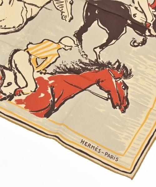 HERMES（エルメス）バンダナ・スカーフ ベージュ サイズ:70 レディース/2200654762042