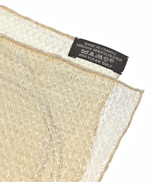 HERMES（エルメス）バンダナ・スカーフ ベージュ サイズ:70 レディース/2200654762059