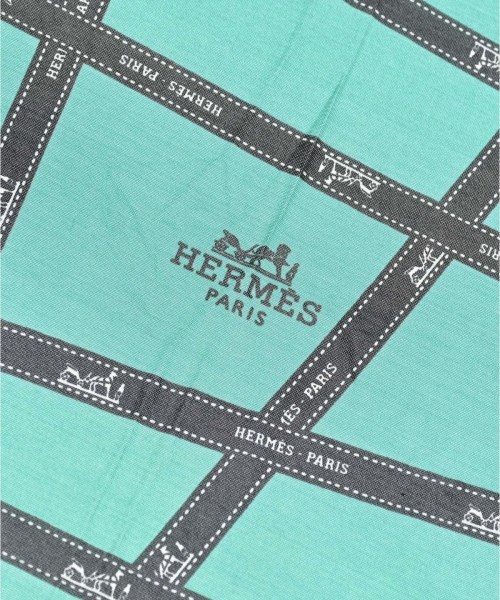 HERMES（エルメス）バンダナ・スカーフ 緑 サイズ:90 レディース/2200654762097