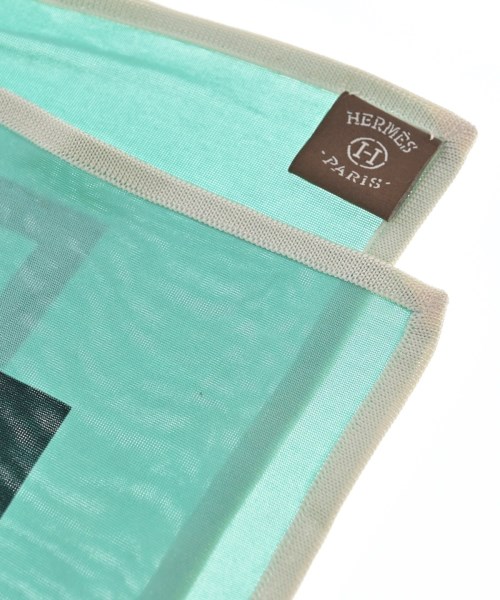 HERMES（エルメス）バンダナ・スカーフ 緑 サイズ:90 レディース/2200654762097