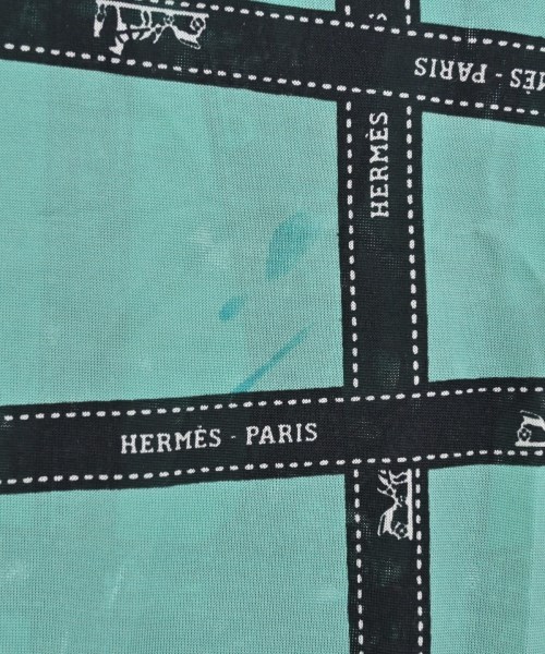 HERMES（エルメス）バンダナ・スカーフ 緑 サイズ:90 レディース/2200654762097