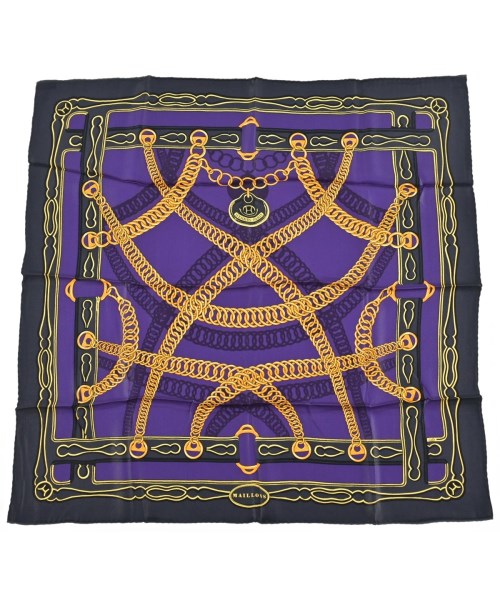 HERMES(エルメス)バンダナ・スカーフ 紫 サイズ:70/2200654762103