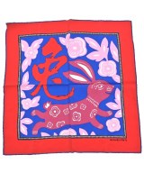 HERMES（エルメス）バンダナ・スカーフ 赤 サイズ:45 レディース/2200654762110
