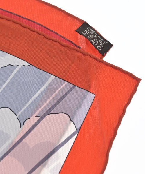 HERMES（エルメス）バンダナ・スカーフ オレンジ サイズ:70 レディース/2200654762127