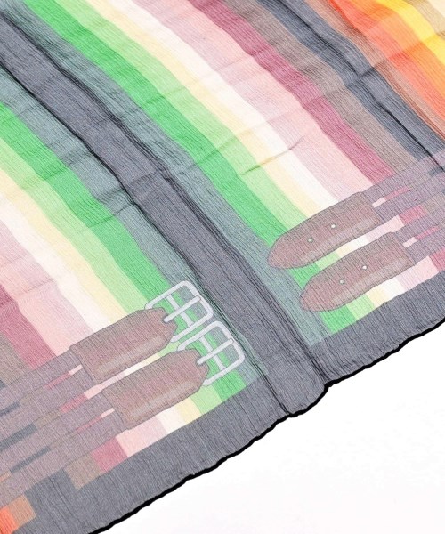 HERMES（エルメス）バンダナ・スカーフ グレー サイズ:140 レディース/2200654762141