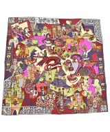 HERMES（エルメス）バンダナ・スカーフ 赤 サイズ:90 レディース/2200654762202