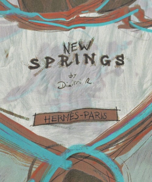 HERMES（エルメス）バンダナ・スカーフ グレー サイズ:90 レディース/2200654762226